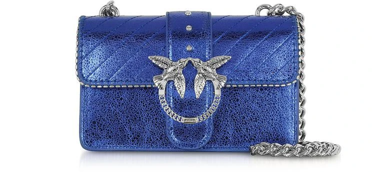 商品PINKO|Pinko Mini 金属质地燕子包,价格¥2037,第1张图片
