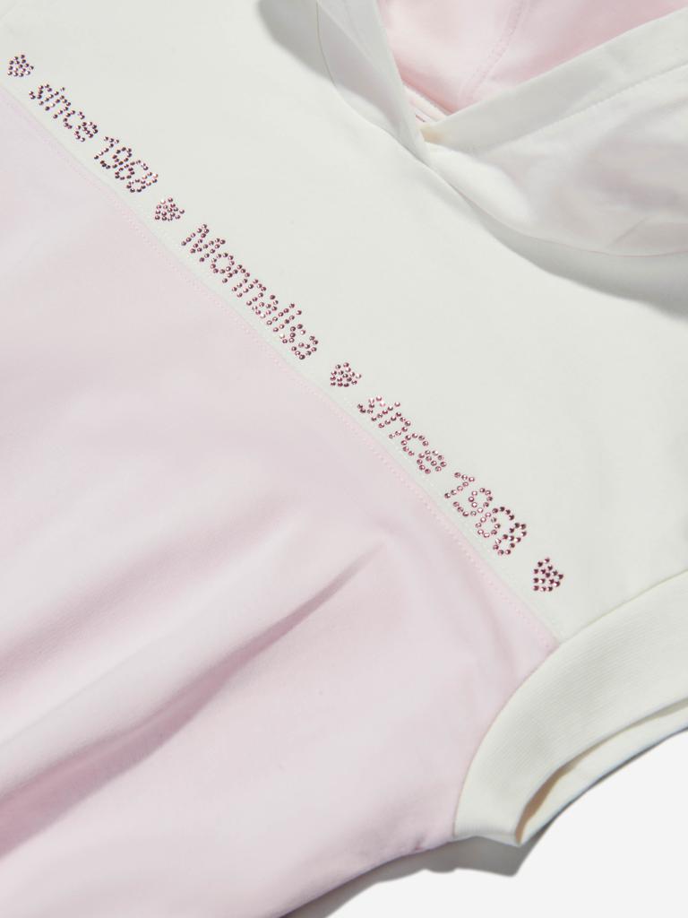 Monnalisa Pink Girls Cotton Sleeveless Hoodie商品第2张图片规格展示