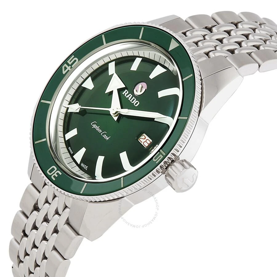 商品Rado|Captain Cook Automatic Green Dial Men's Watch R32505313,价格¥12569,第2张图片详细描述