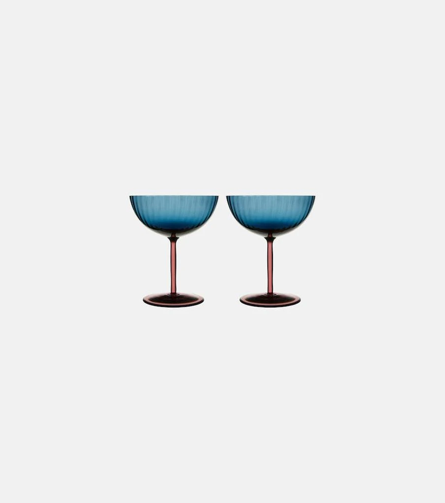 商品LA DOUBLE J|Set of 2 champagne coupe glasses,价格¥3964,第1张图片