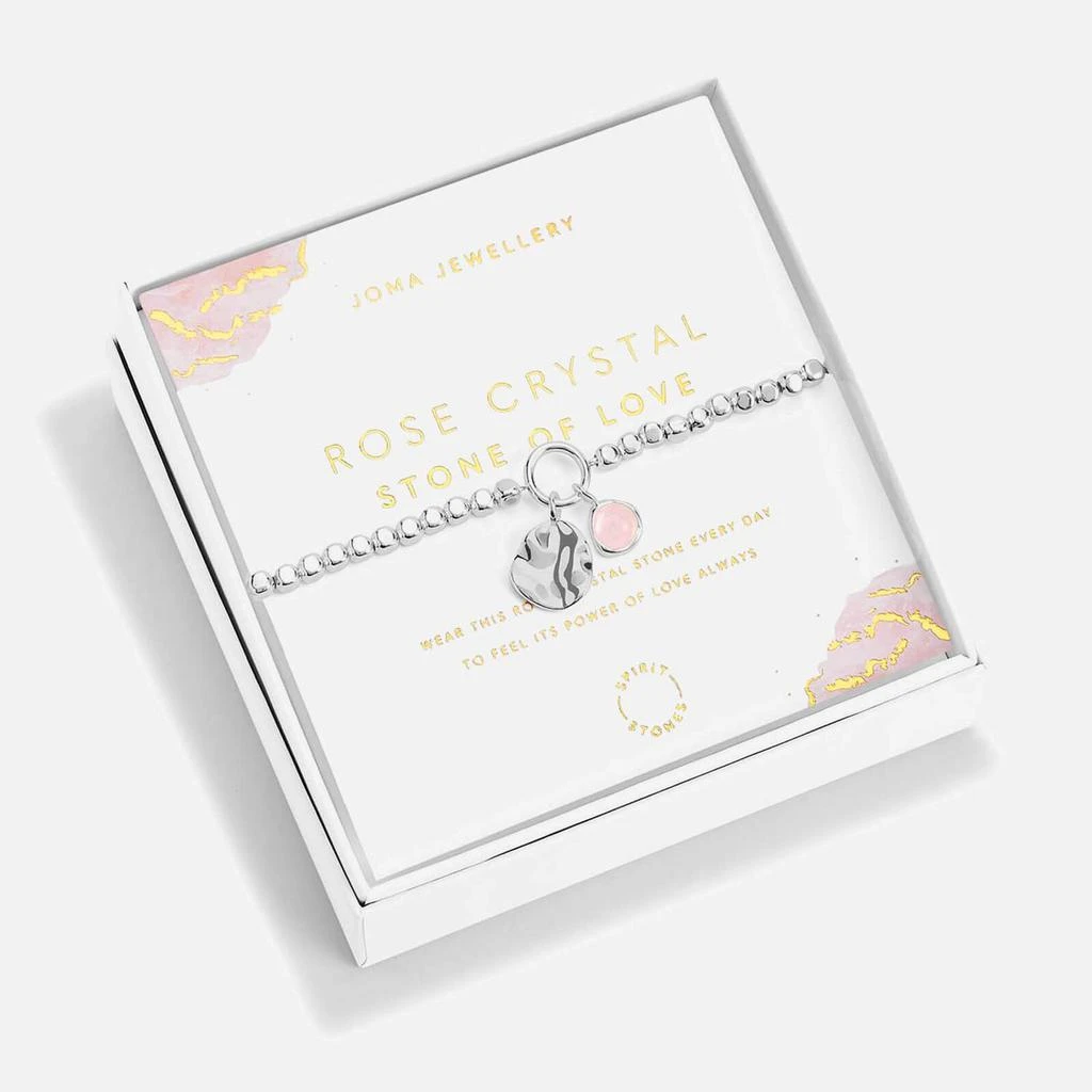 商品Joma Jewellery|Joma Jewellery Spirit Stones Rose Crystal Silver-Tone Bracelet,价格¥98,第1张图片