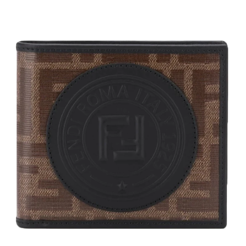 商品Fendi|Fendi 芬迪 中性深棕色皮革钱包 7M0169-A5K4-F17PZ,价格¥2185,第1张图片