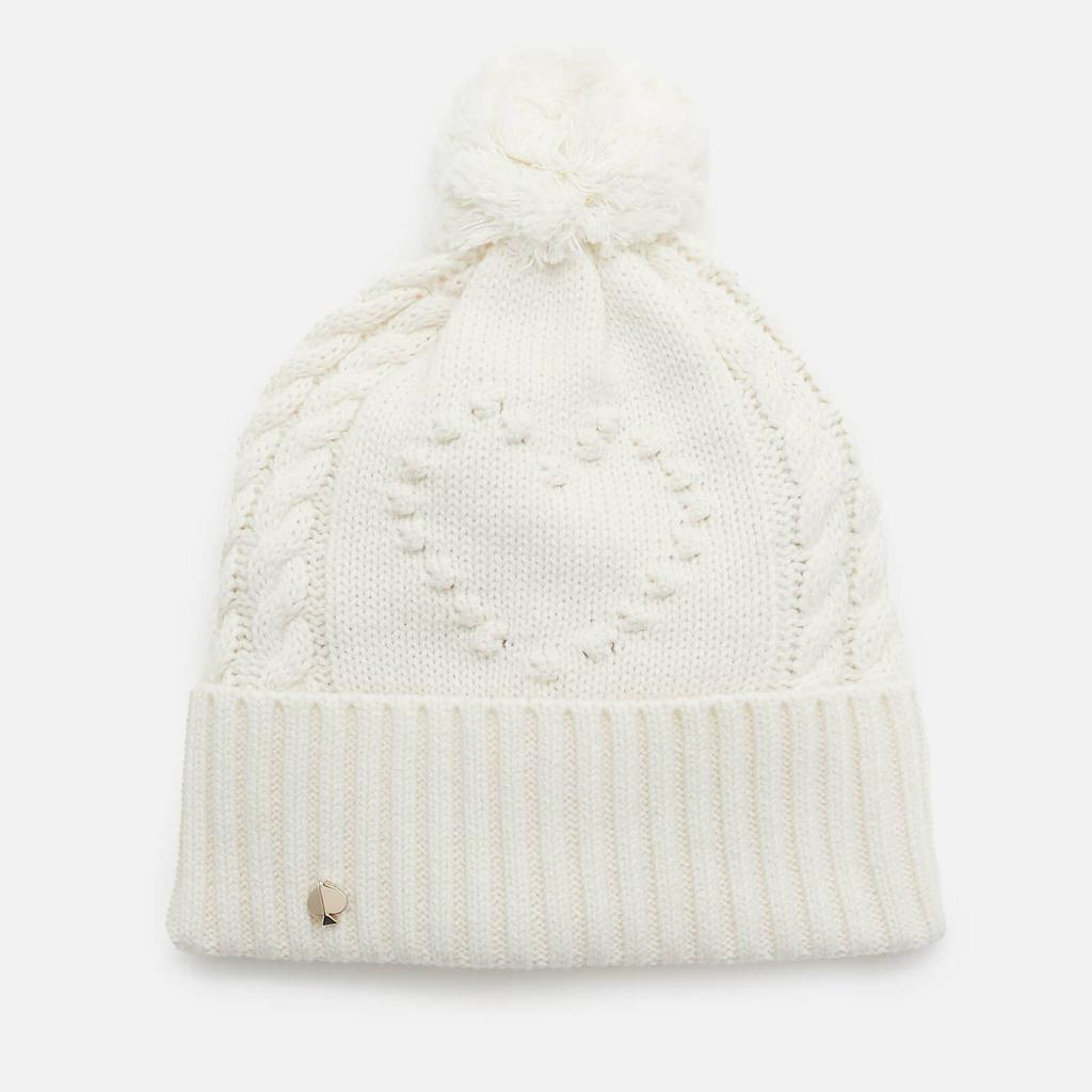 凯特·丝蓓Kate Spade女款帽子|New York Women's Heart Bobble Beanie