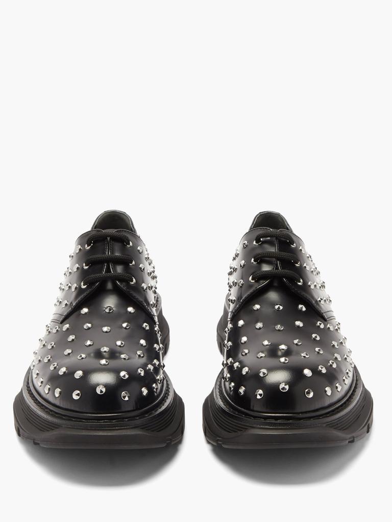 商品Alexander McQueen|Tread studded leather Derby shoes,价格¥6353,第7张图片详细描述