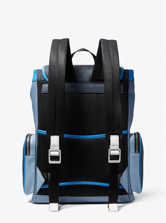 商品Michael Kors|Cooper Logo and Color-Block Faux Leather Backpack,价格¥2983,第3张图片详细描述
