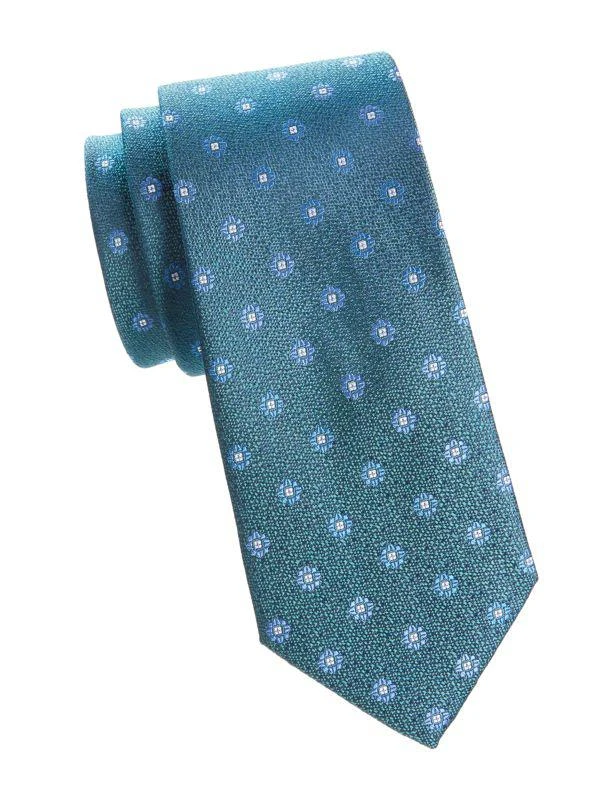 商品BRUNO PIATTELLI|Spaced Medallion Silk Tie,价格¥159,第1张图片