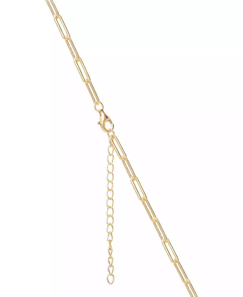 商品Giani Bernini|Handcuff Paperclip Link Pendant Necklace in 18k Gold-Plated Sterling Silver, 16" + 2" extender, Created for Macy's,价格¥2114,第4张图片详细描述