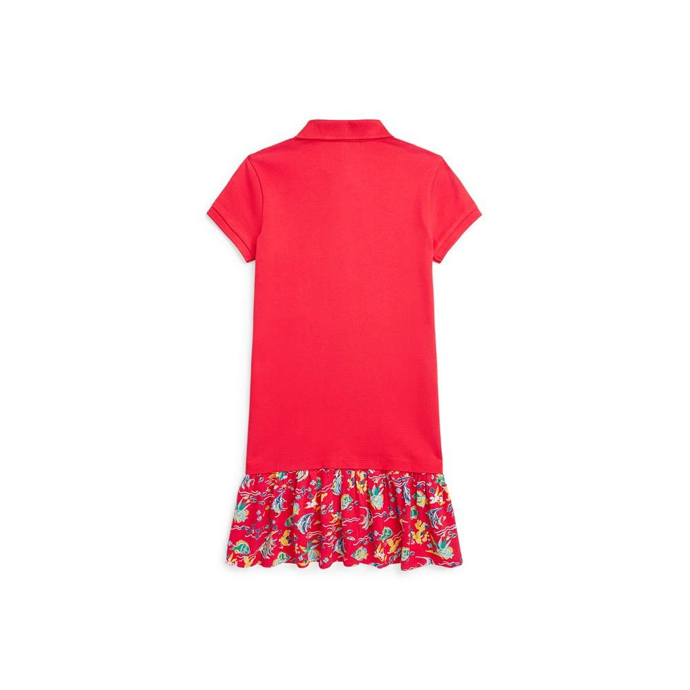 商品Ralph Lauren|Big Girls Tropical-Print Stretch Mesh Polo Dress,价格¥247,第2张图片详细描述