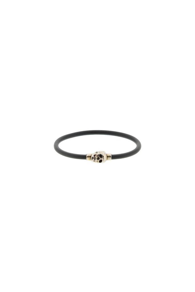 Alexander mcqueen skull rubber bracelet商品第1张图片规格展示