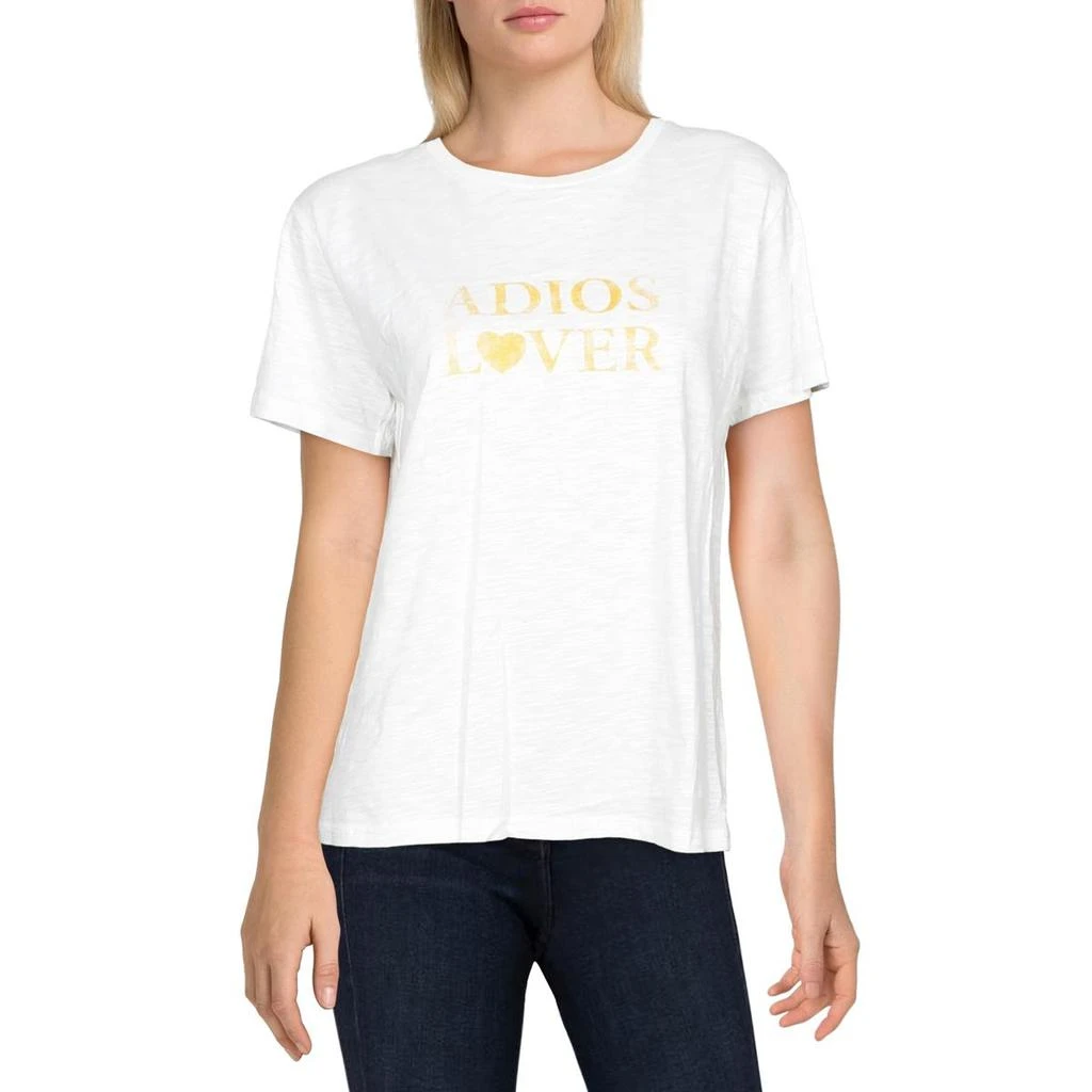 商品Charlie Holiday|Charlie Holiday Womens Crewneck Cotton Graphic T-Shirt,价格¥39,第1张图片