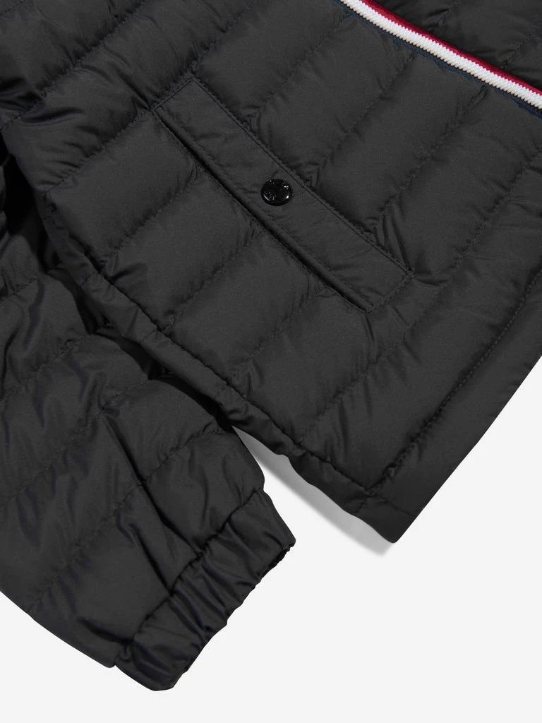 商品Moncler|Boys Down Padded Alim Jacket in Black,价格¥3496-¥4441,第4张图片详细描述