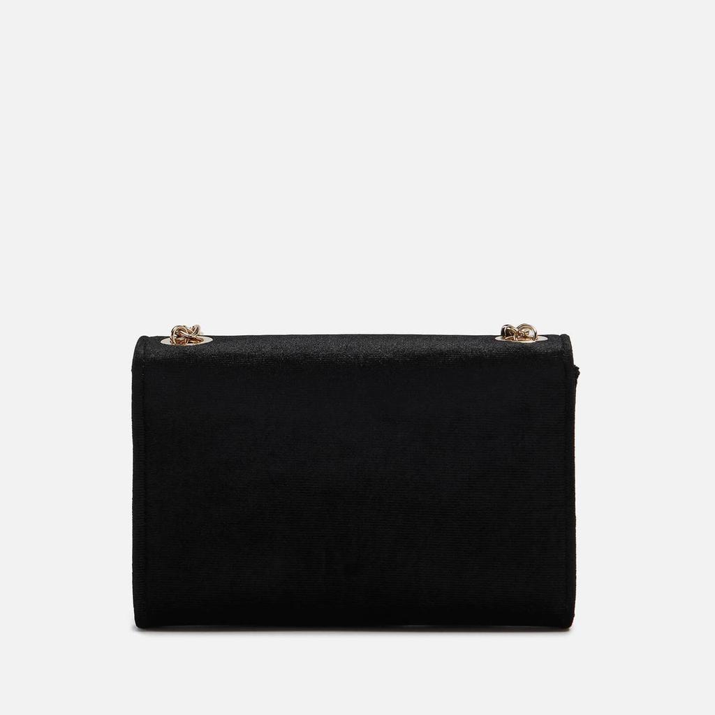 商品Mario Valentino|Valentino Bags Women's Divina Velvet Gift Shoulder Bag - Black,价格¥788,第4张图片详细描述