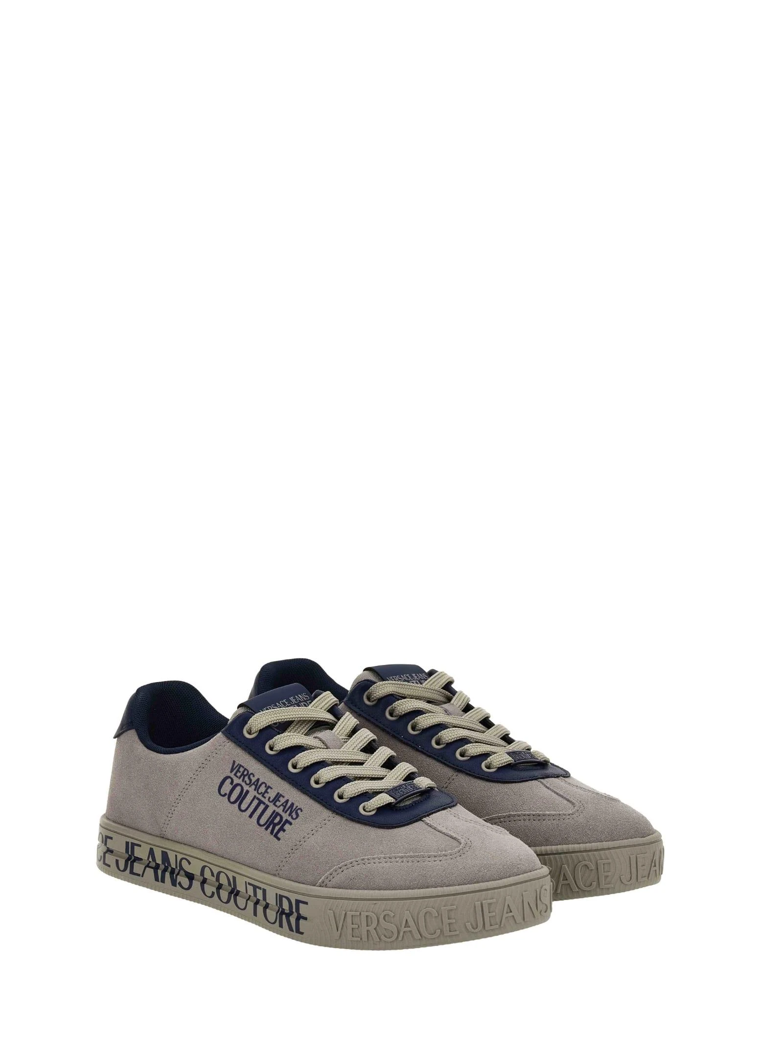 商品【商品预售7天】 Versace|Versace 男士运动鞋 78YA3SK6ZPB02800 灰色,价格¥1755,第4张图片详细描述