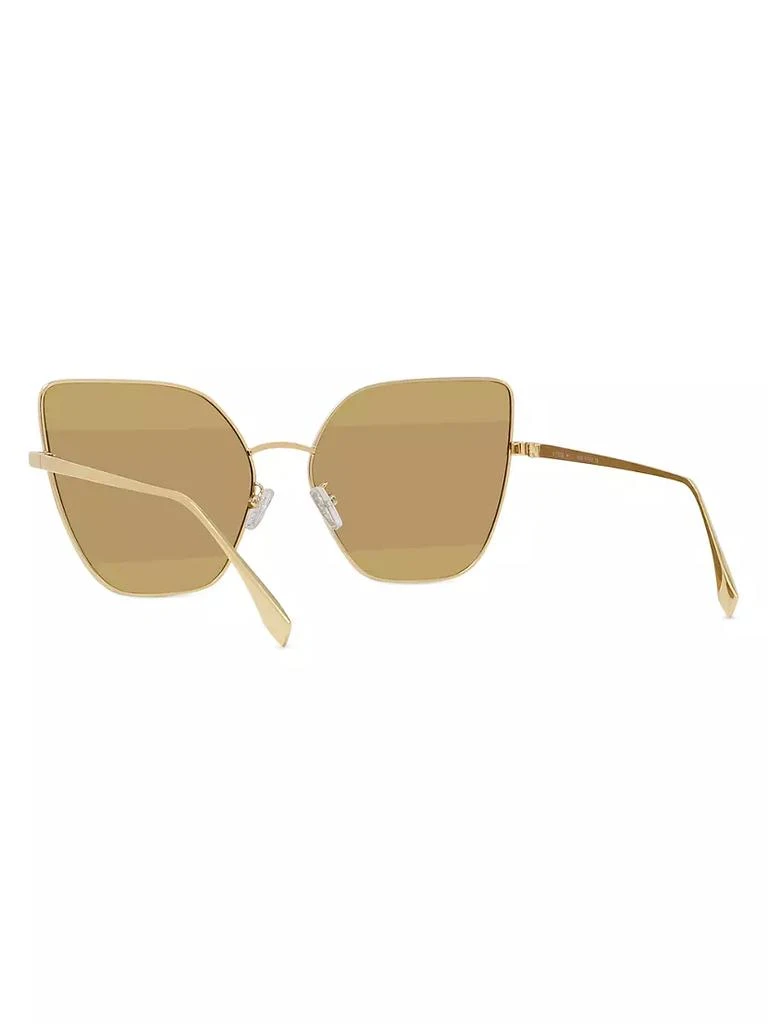 商品Fendi|61MM Cat Eye Metal Sunglasses,价格¥3562,第5张图片详细描述