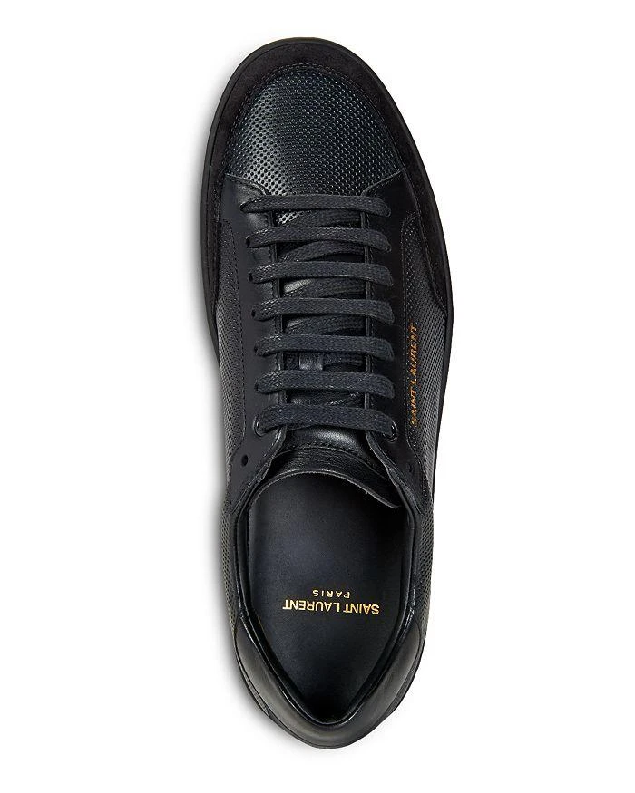 商品Yves Saint Laurent|Men's SL/10 Perforated Low Top Sneakers,价格¥5635,第4张图片详细描述