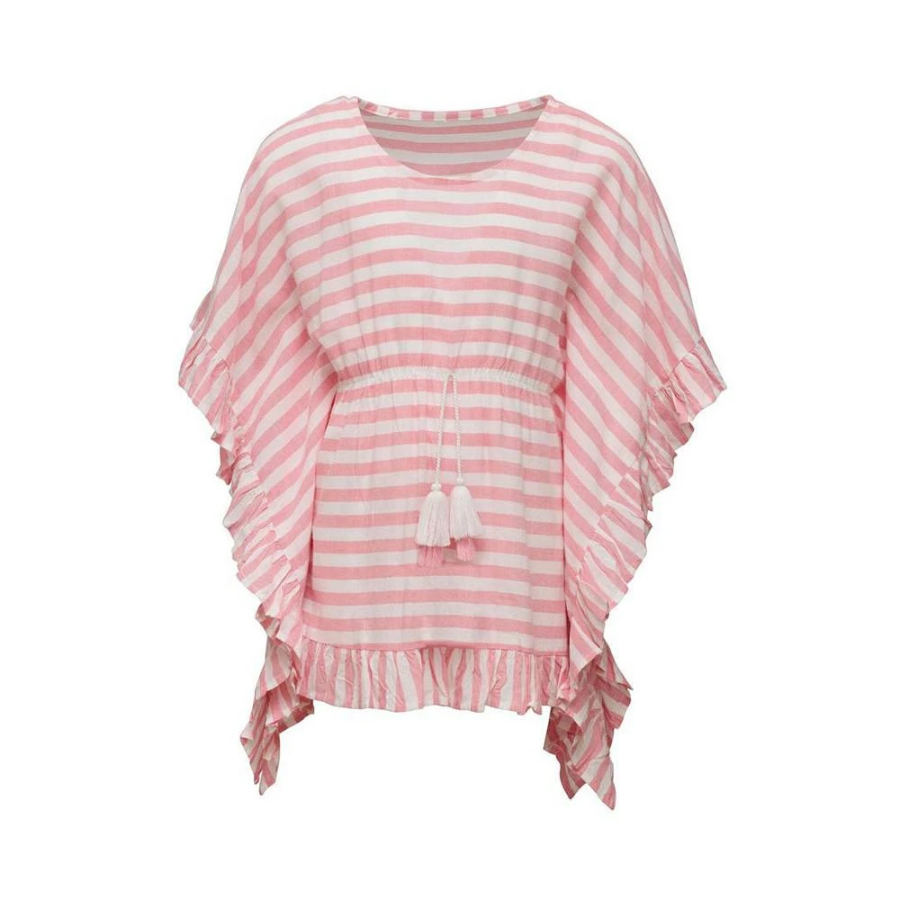 商品Snapper Rock|Toddler|Child Girls Pink Stripe Cover Up,价格¥387,第1张图片