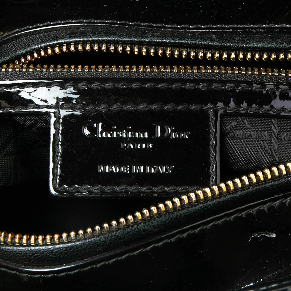 Dior Black Cannage Patent Leather Large Lady Dior Tote 商品