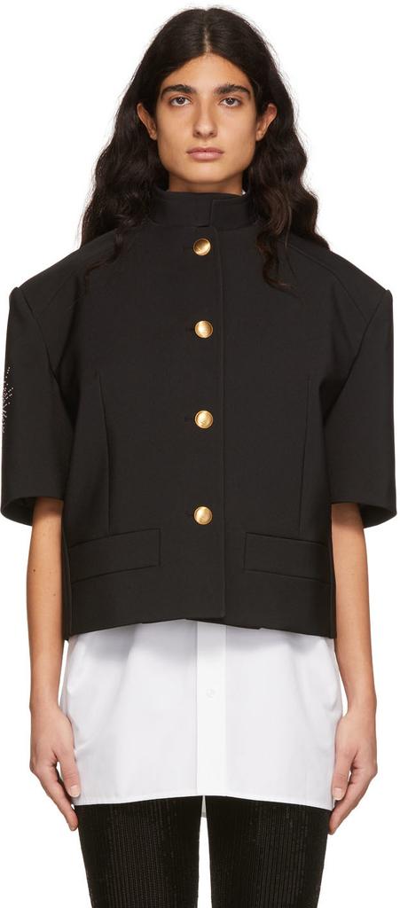 Black Polyester Jacket商品第1张图片规格展示