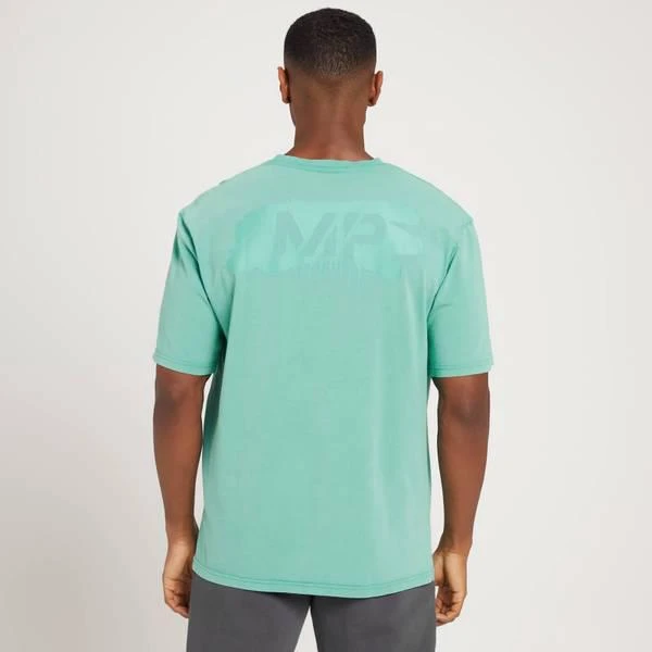 商品Myprotein|MP Men's Adapt Washed Oversized Short Sleeve T-Shirt - Smoke Green,价格¥126,第3张图片详细描述