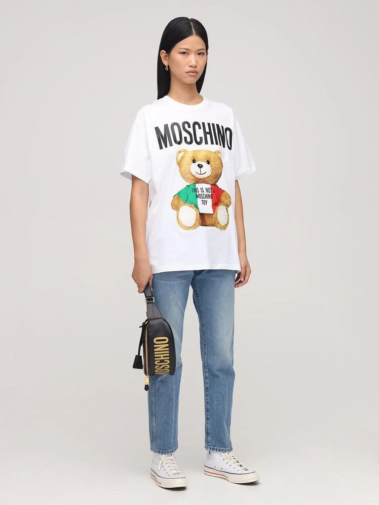 商品Moschino|Macro Logo Leather Belt Bag,价格¥5306,第1张图片详细描述