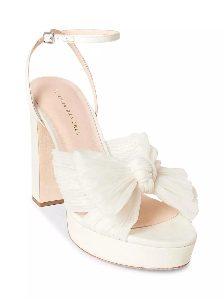 商品Loeffler Randall|Natalia Knotted Platform Sandals,价格¥3396,第3张图片详细描述