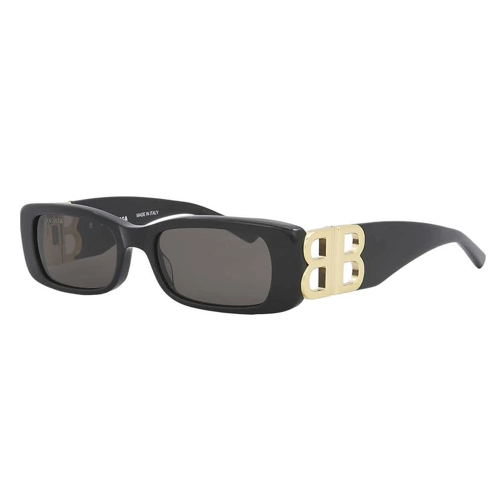 商品Balenciaga|Grey Rectangular Ladies Sunglasses BB0096S 001 51,价格¥1755,第3张图片详细描述