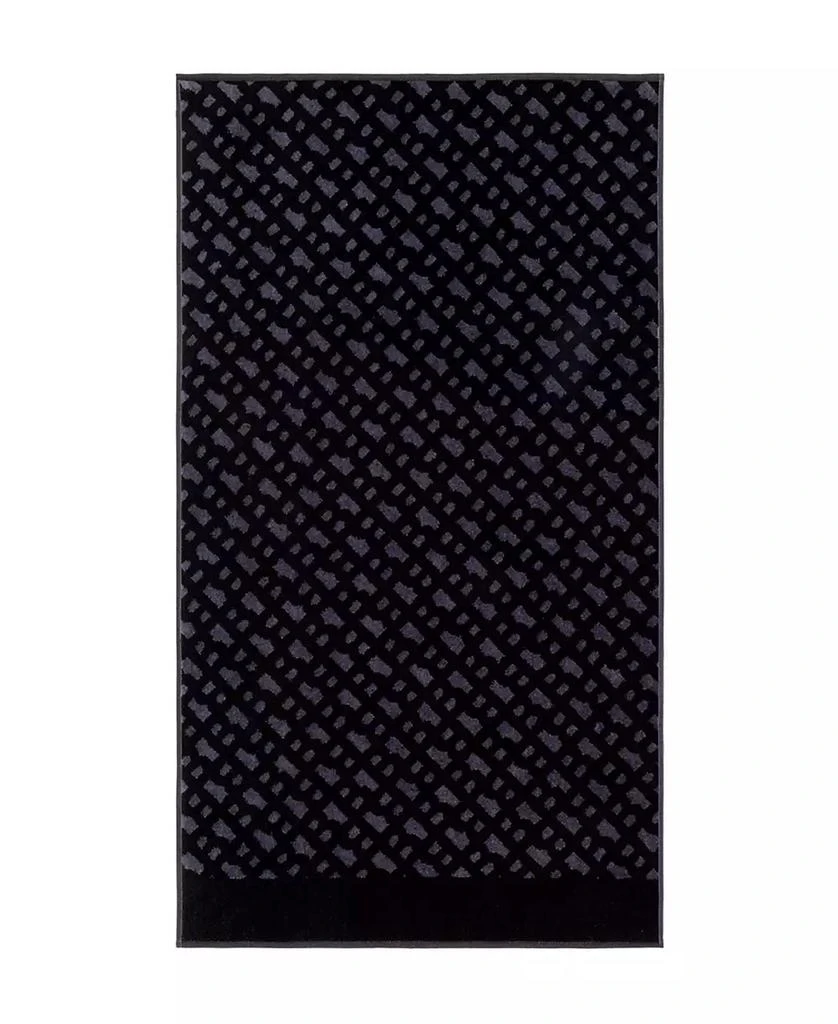 商品Boss Home|B Monogram Velour Jacquard Hand Towel, 20" x 39",价格¥463,第1张图片
