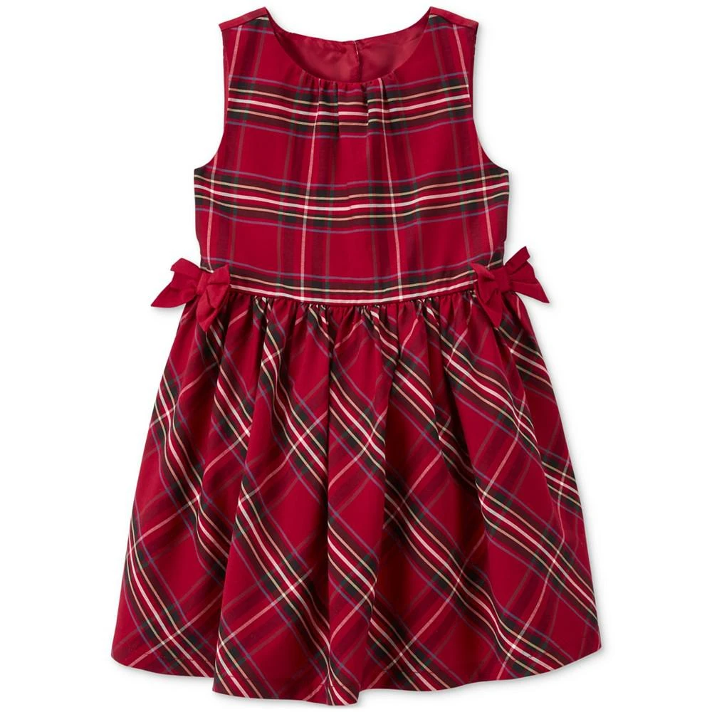 商品Carter's|Toddler Girls Plaid Cotton Sateen Dress,价格¥94,第1张图片