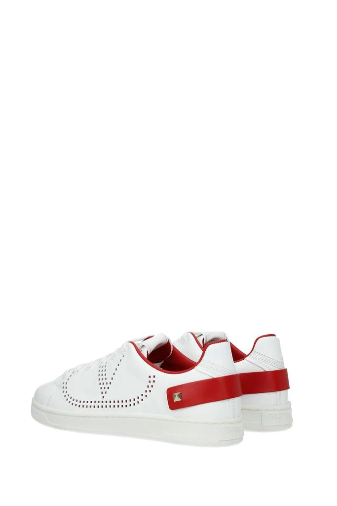 商品Valentino|Sneakers Leather White Red,价格¥1739,第4张图片详细描述