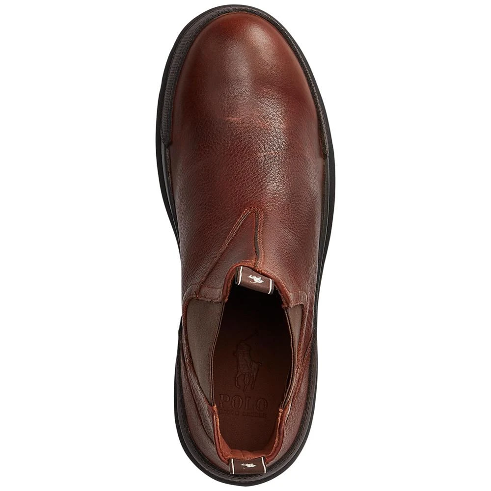 商品Ralph Lauren|Men's Oslo Tumbled Leather Chelsea Boots,价格¥662,第3张图片详细描述