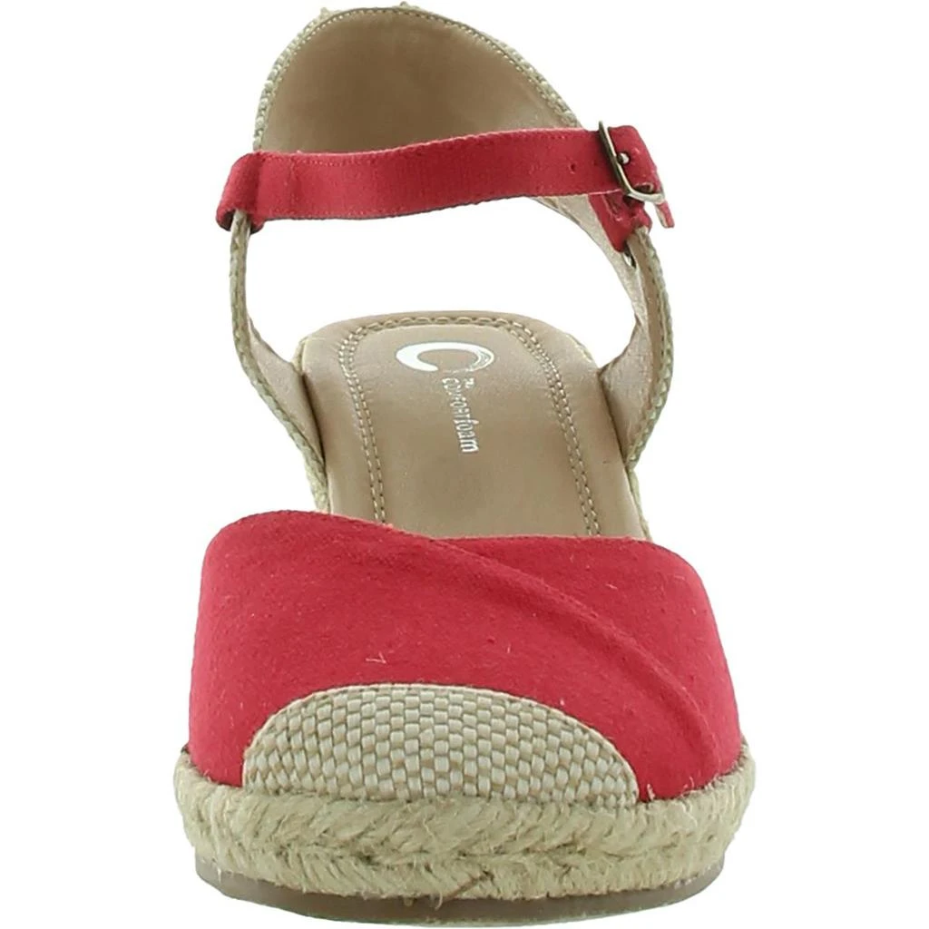 商品Journee Collection|Journee Collection Womens Canvas Ankle Strap Espadrilles,价格¥213,第3张图片详细描述