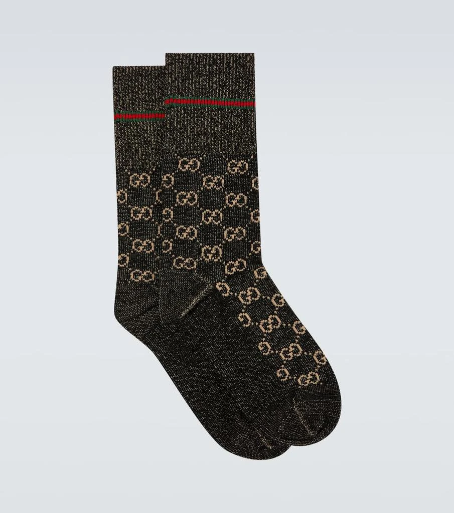 商品Gucci|GG logo socks,价格¥1502,第1张图片
