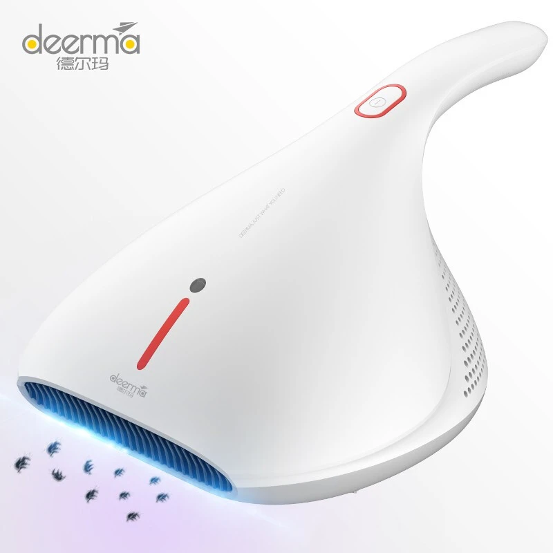 商品[国内直发] DEERMA|德尔玛CM810除螨仪真空吸尘器 家用床铺小型UV紫外除螨机手持吸尘器家用震动拍打宠物家庭适,价格¥189,第1张图片