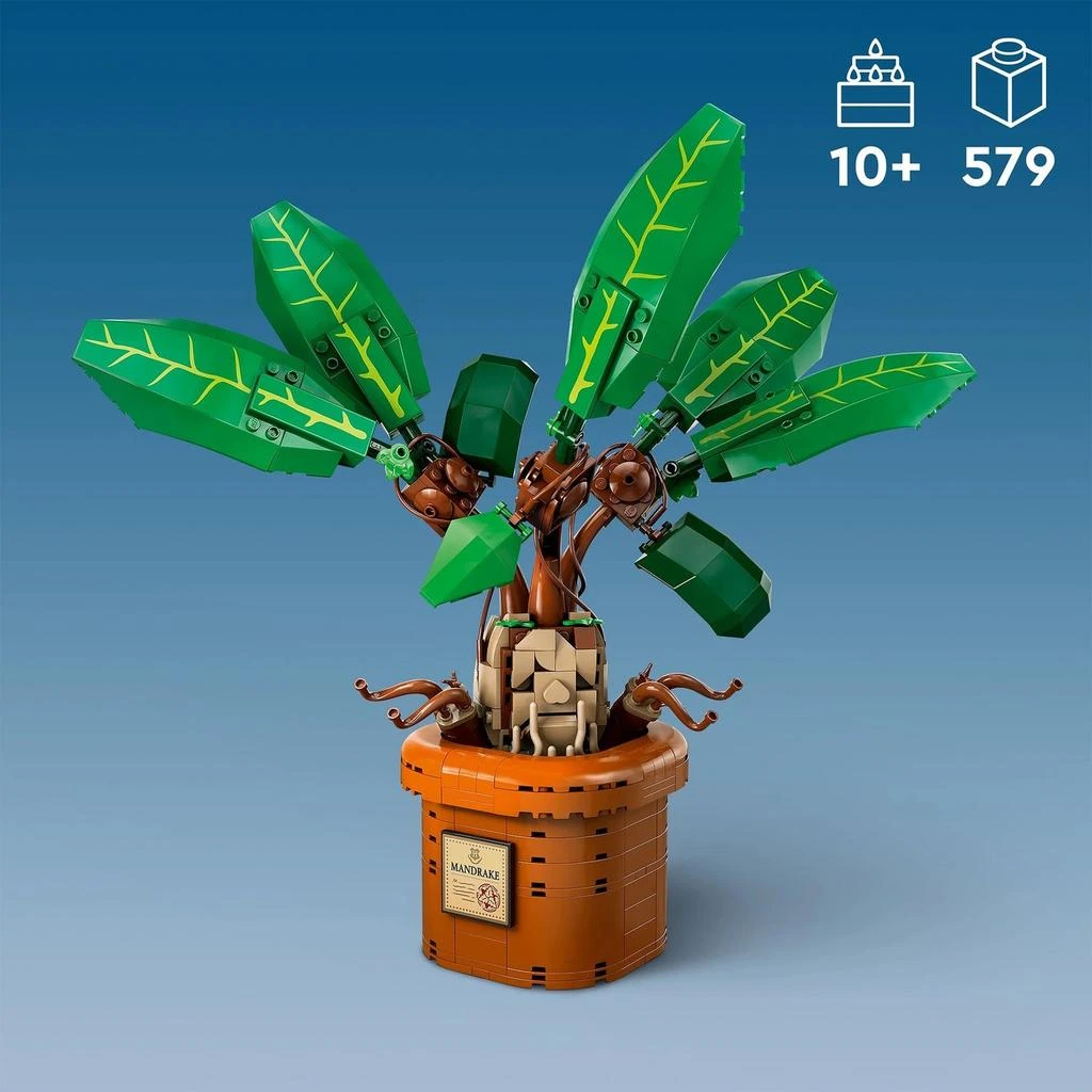 商品LEGO|LEGO Harry Potter Mandrake Magical Plant Toy Figure 76433,价格¥500,第3张图片详细描述