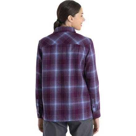 商品Icebreaker|Merino 200 Dawnder Plaid Flannel Shirt - Women's,价格¥914,第5张图片详细描述