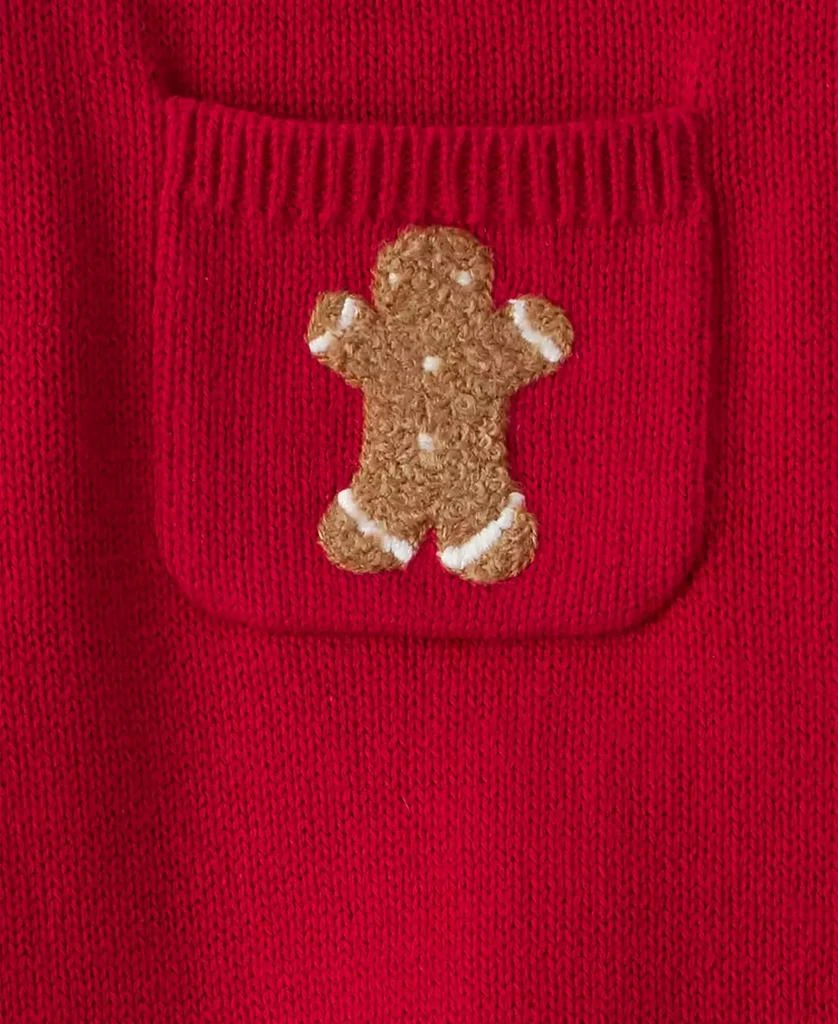 商品Carter's|Baby Boys 2-Piece Gingerbread T-Shirt and Overalls Set,价格¥106,第5张图片详细描述