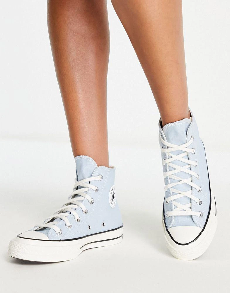 商品Converse|Converse Chuck Taylor 70 Hi trainers in baby blue,价格¥537,第2张图片详细描述