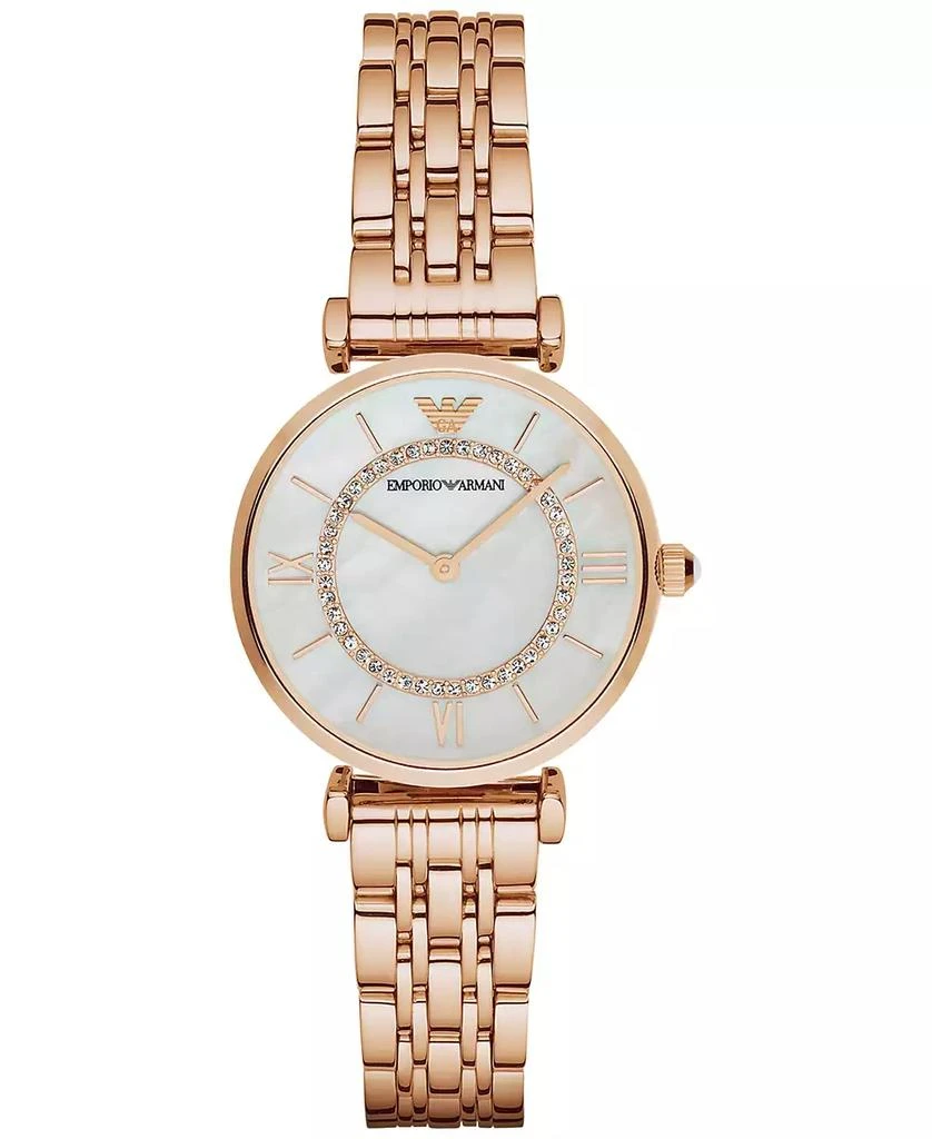 商品Emporio Armani|Women's 玫瑰金腕表 32mm AR1909,价格¥2807,第1张图片