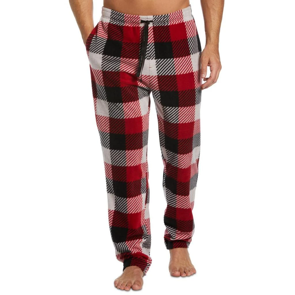 商品Perry Ellis|Perry Ellis Portfolio Mens Fleece Plaid Sleep Pant,价格¥32,第1张图片