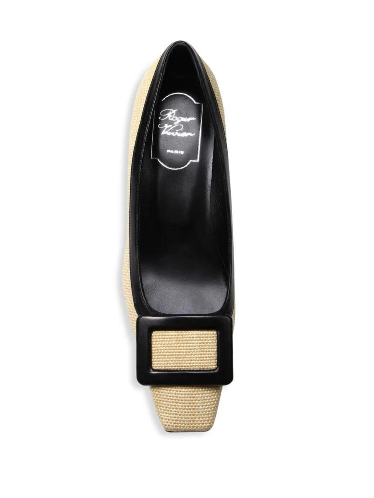 商品Roger Vivier|Belle Straw Pumps,价格¥5751,第4张图片详细描述