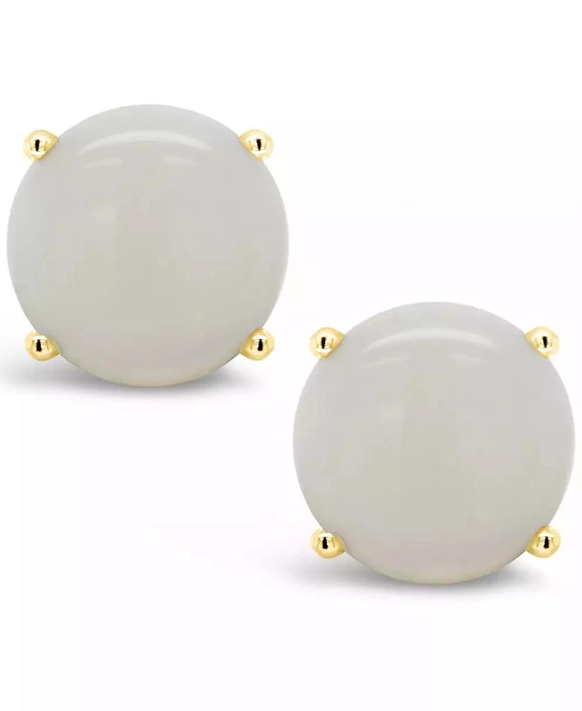 商品Macy's|Opal (1-5/8 ct. t.w.) Stud Earrings in 14K Yellow Gold,价格¥2225,第3张图片详细描述