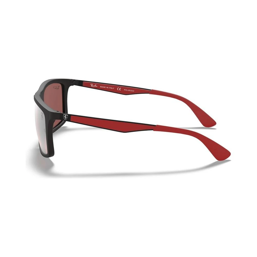 商品Ray-Ban|Men's Polarized Sunglasses, RB4228M Scuderia Ferrari Collection 58,价格¥2084,第3张图片详细描述