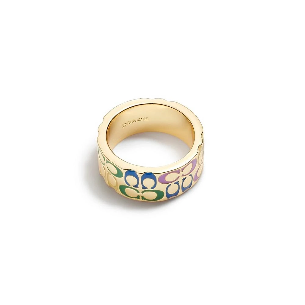 商品Coach|Quilted C Band Ring,价格¥335,第1张图片