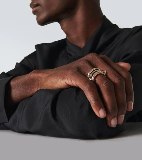 商品Spinelli Kilcollin|Hyacinth 18kt gold and sterling silver ring,价格¥27961,第2张图片详细描述