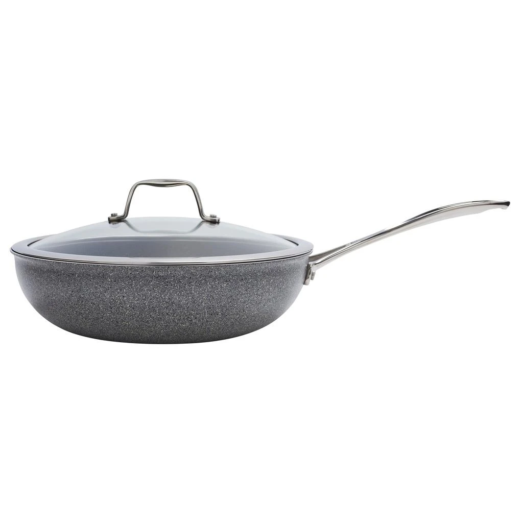 商品Henckels|Henckels Capri Granitium 11-inch Aluminum Nonstick Perfect Pan with Lid,价格¥787,第1张图片