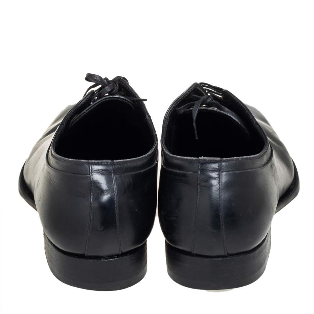 Dior Black Leather Oxfords Size 41商品第5张图片规格展示