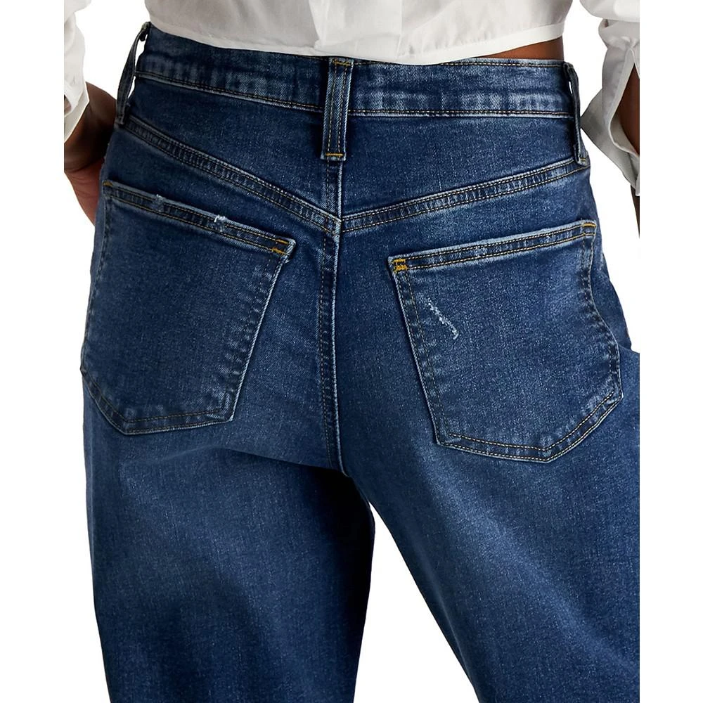 Juniors' Roll-Cuff Mom Jeans 商品