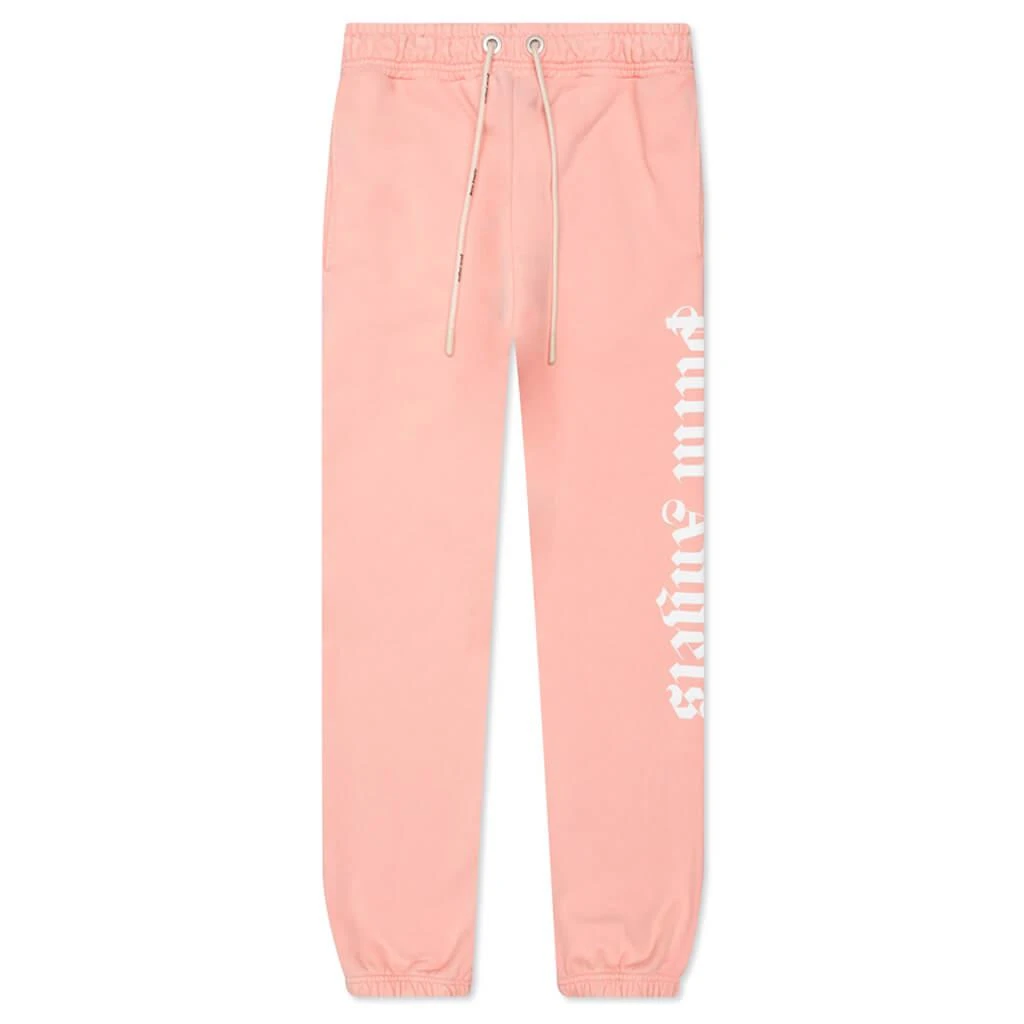 商品Palm Angels|Palm Angels GD Logo Sweatpants - Salmon,价格¥3203,第1张图片