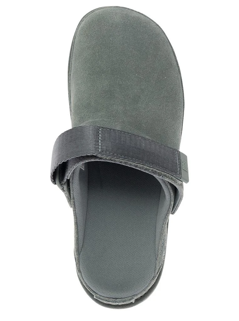 商品UGG|goldenstar Grey Clog With Embossed Logo In Suede Woman,价格¥1451,第4张图片详细描述