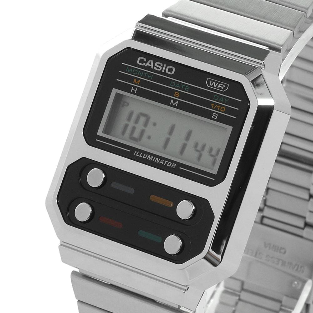 Casio Vintage A100 Digital Watch商品第3张图片规格展示